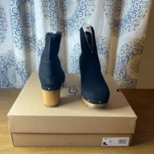 UGG Black Thebes Ankle Boot Size 9